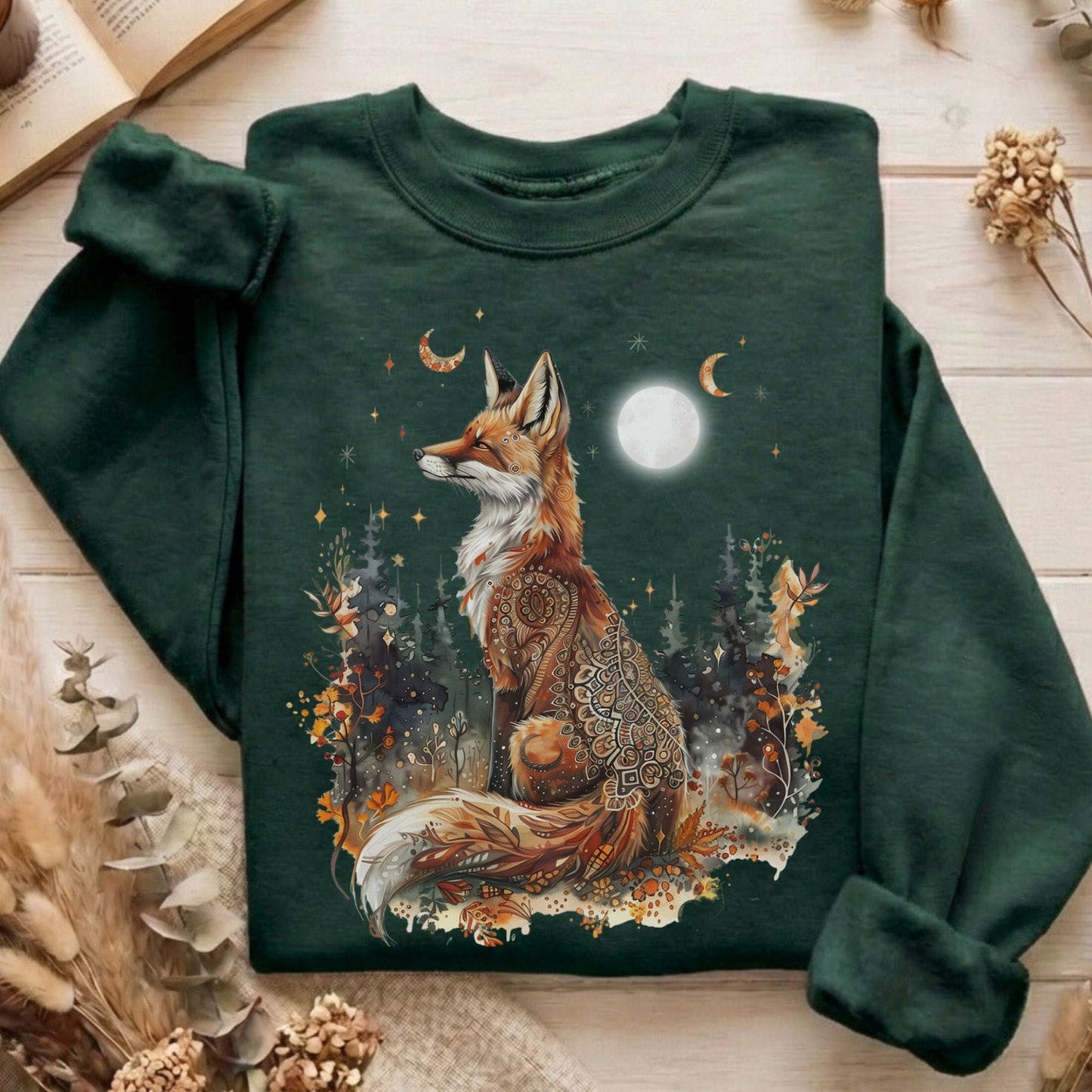 Sweatshirt Forest Green / S Design 211 Sweatshirt The Mystic Eden