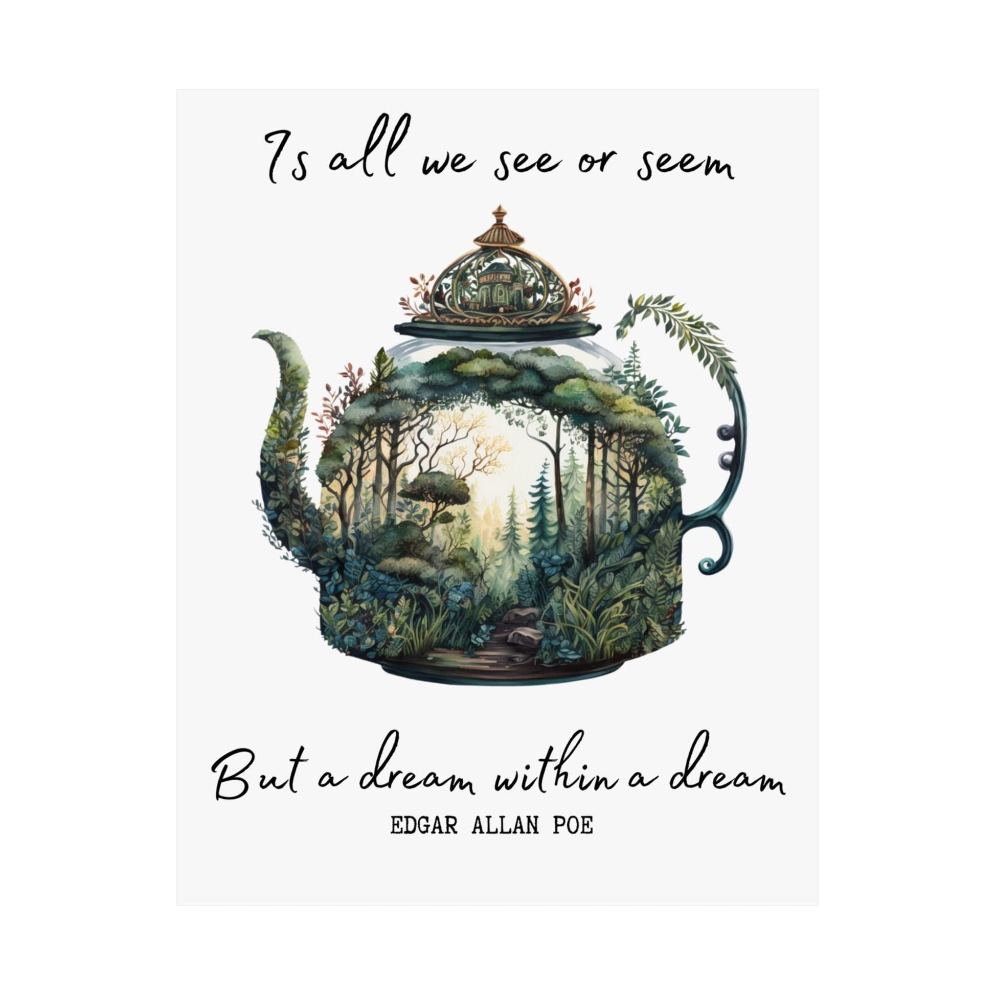 Poster 11″ x 14″ / Matte Design 35A - Art Print The Mystic Eden