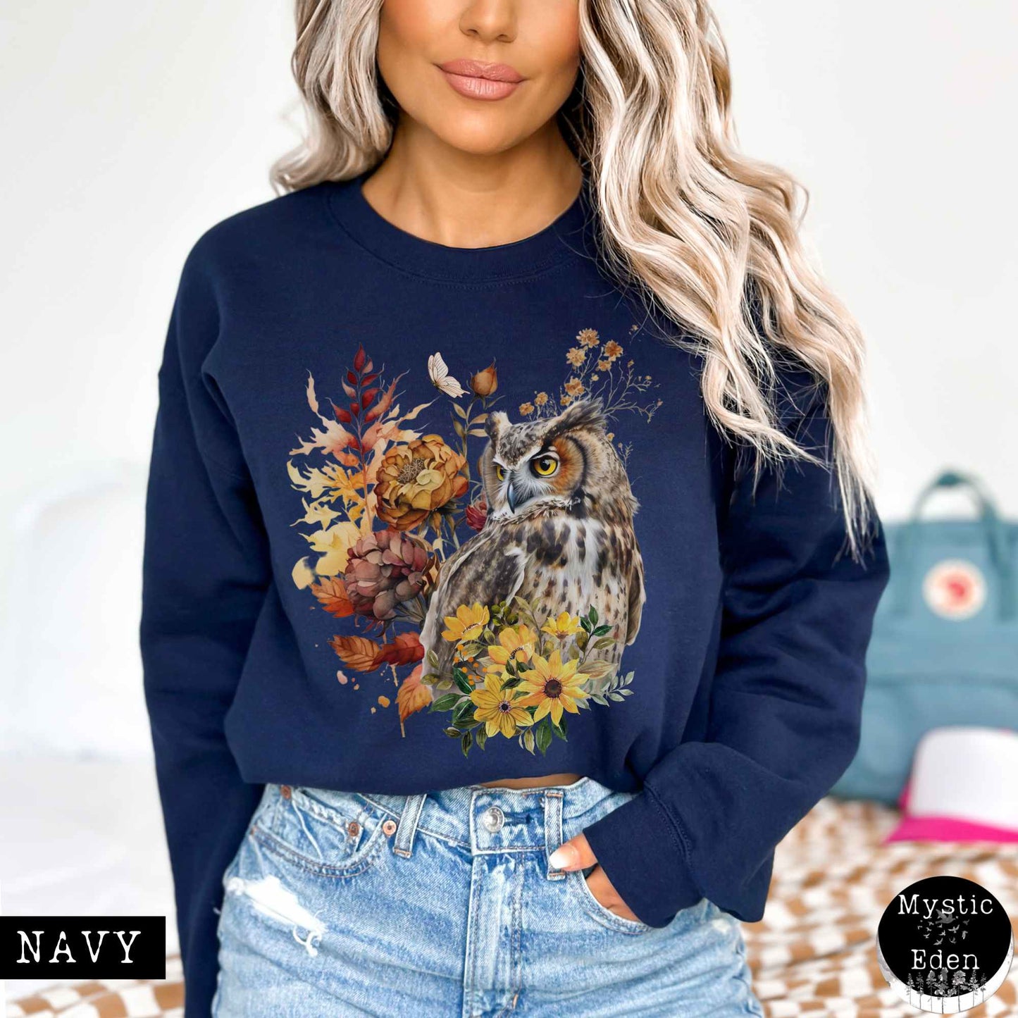 Vintage Owl Cottagecore Sweatshirt