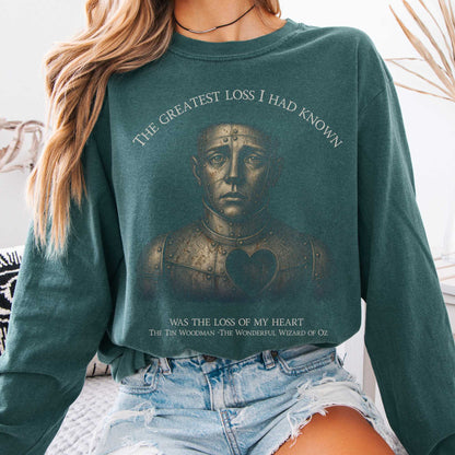 Long-sleeve Blue Spruce / S The Greatest Loss Tin Woodman Long Sleeve The Mystic Eden
