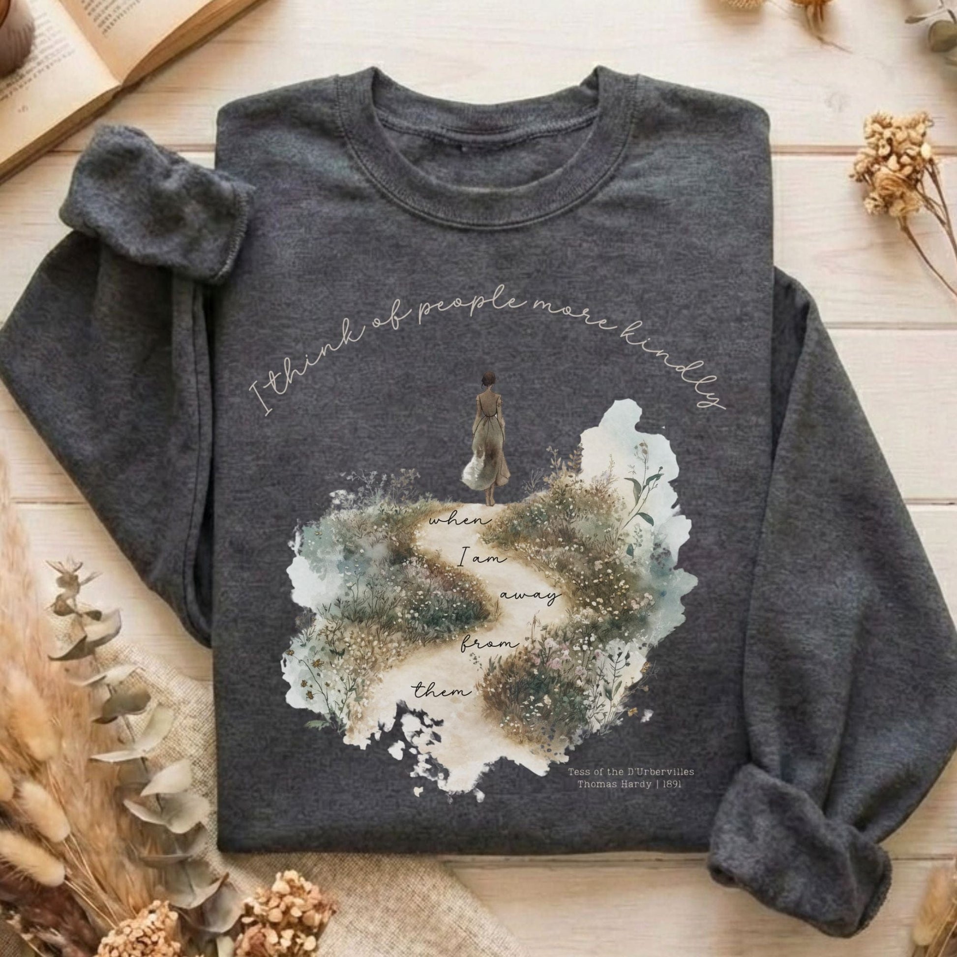 Sweatshirt Dark Heather / S Design 166 Sweatshirt The Mystic Eden