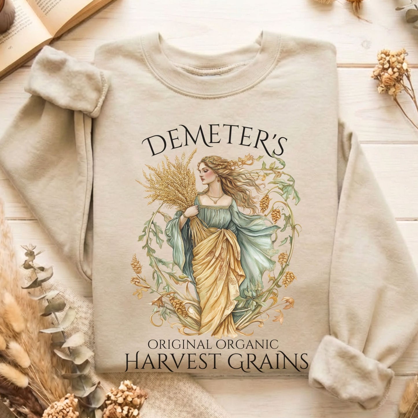 Sweatshirt Sand / S Design 105 Sweatshirt The Mystic Eden