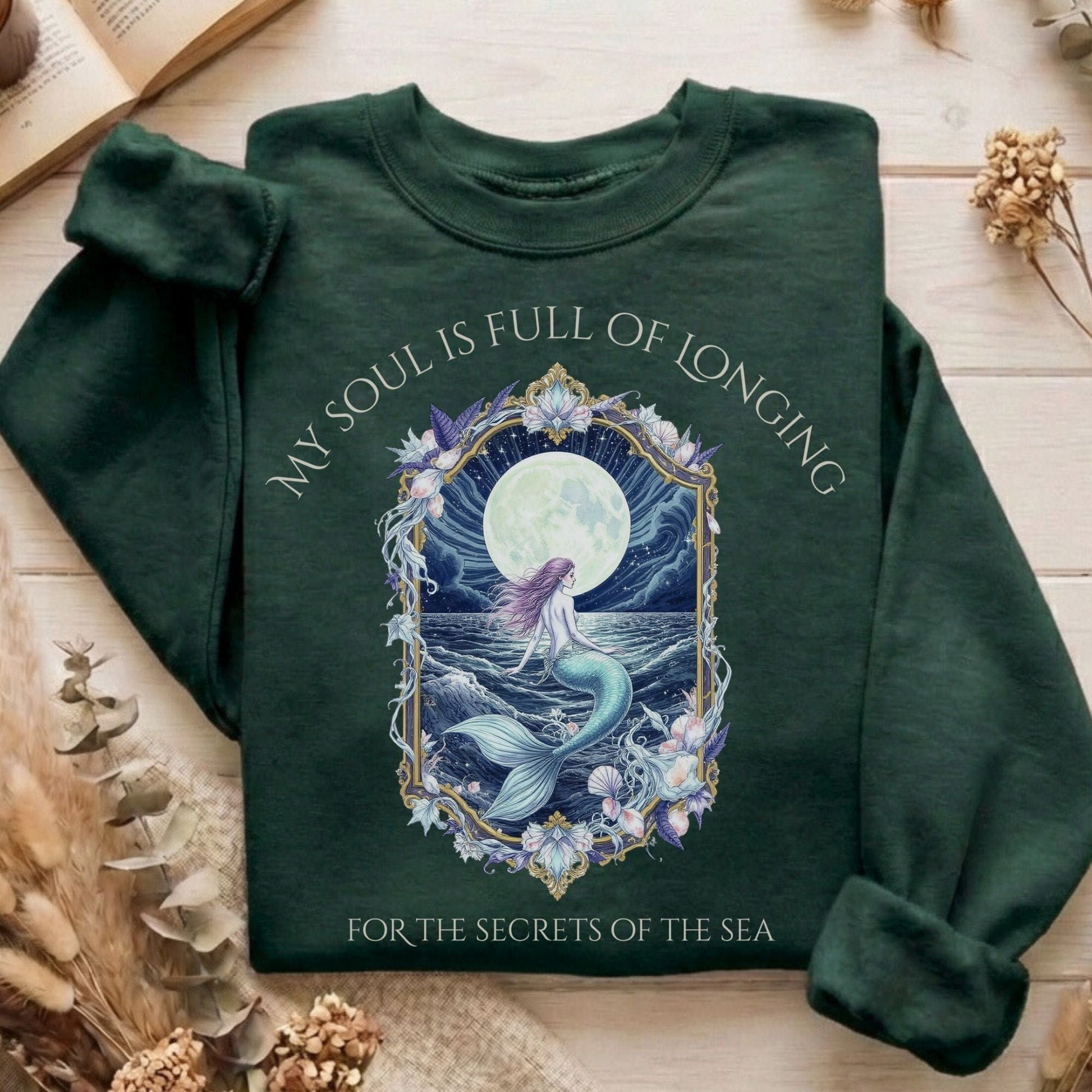 Sweatshirt Forest Green / S Design 269 Crewneck Sweatshirt The Mystic Eden