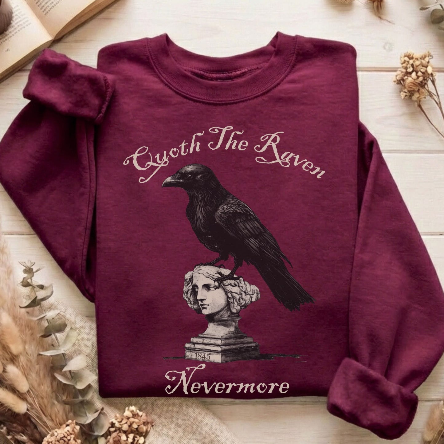 Sweatshirt Maroon / S Design 242 Crewneck Sweatshirt The Mystic Eden