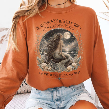 Long-sleeve Yam / S A Mermaid's Memories Of The Weightless World Amy Crockett Long Sleeve The Mystic Eden