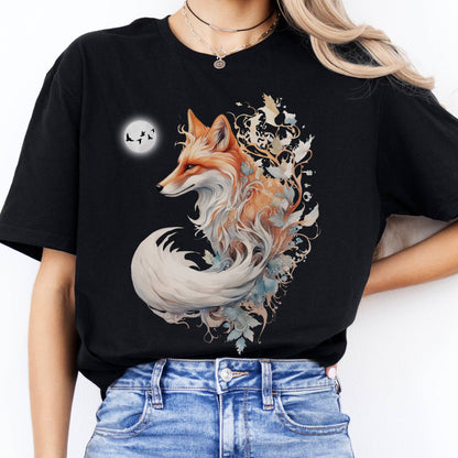 T-Shirt Whimsical Fox T-Shirt The Mystic Eden