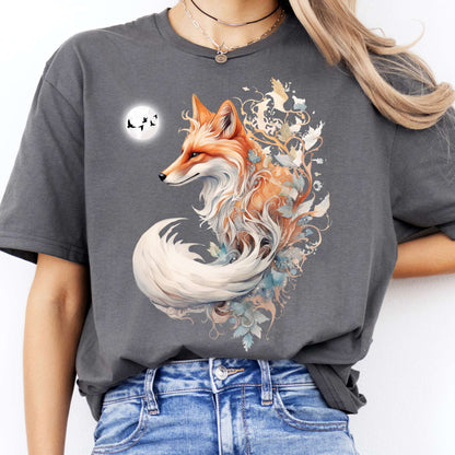 T-Shirt Whimsical Fox T-Shirt The Mystic Eden