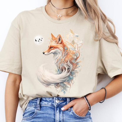 T-Shirt Whimsical Fox T-Shirt The Mystic Eden