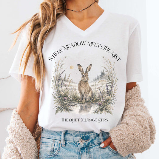 V-neck White / S Design 316 V-Neck The Mystic Eden