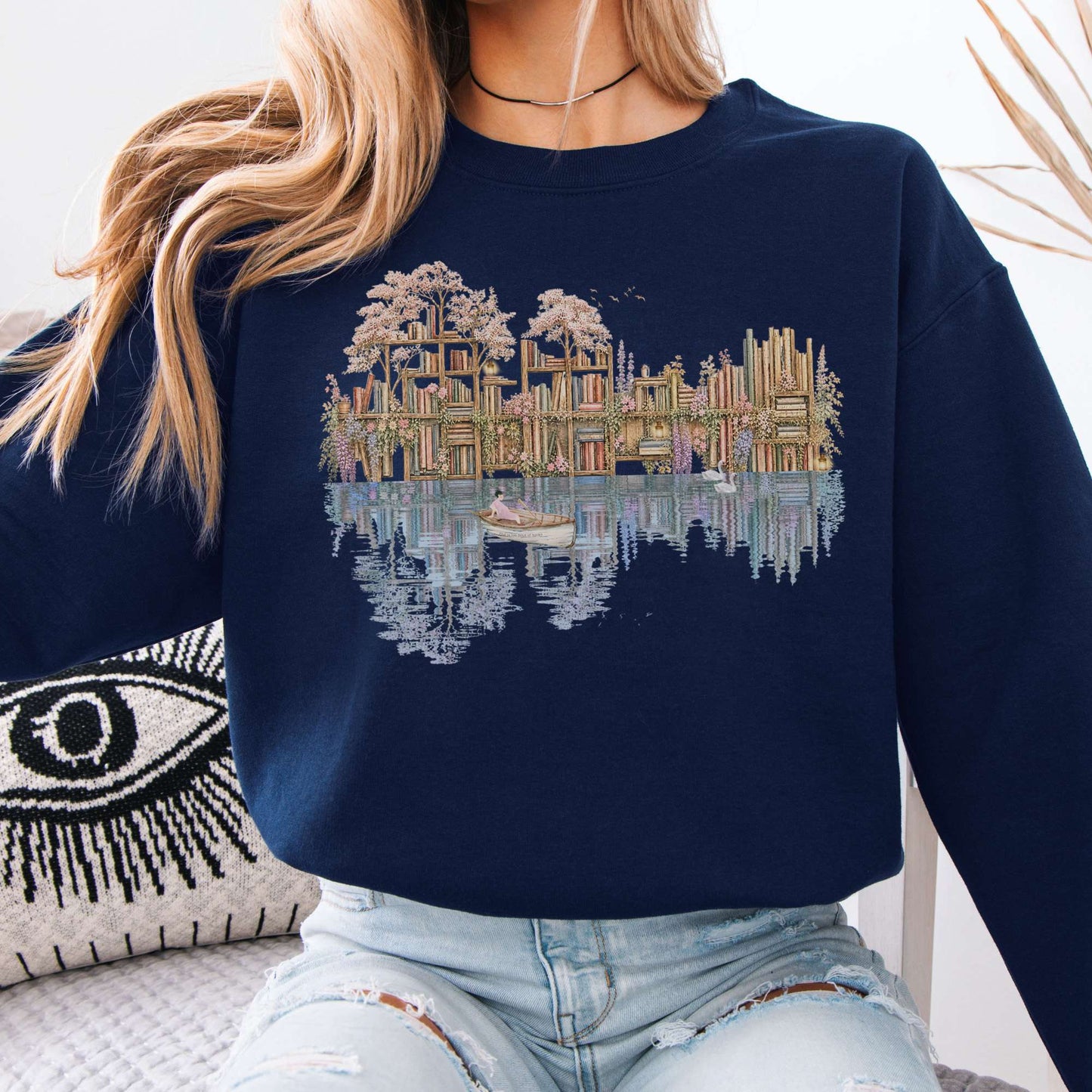 Sweatshirt Navy / S Design 298 Crewneck Sweatshirt The Mystic Eden