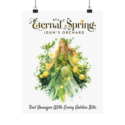Poster 11″ x 14″ / Matte Design 165A - Art Print The Mystic Eden