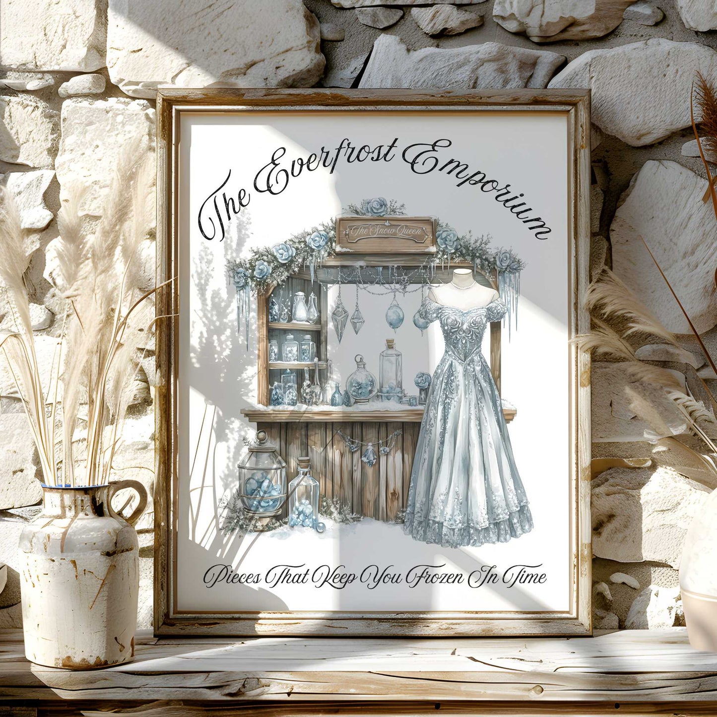 Art Prints 11″ x 14″ / Matte Design 176A - Art Print The Mystic Eden