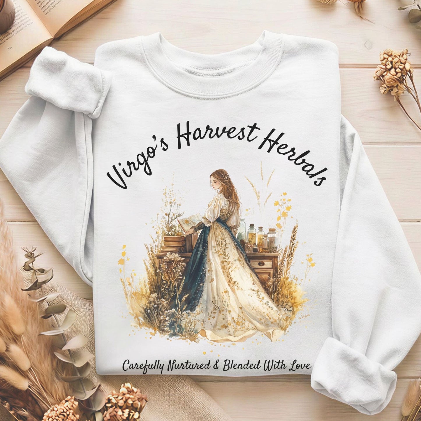 Sweatshirt White / S Design 159 Sweatshirt The Mystic Eden