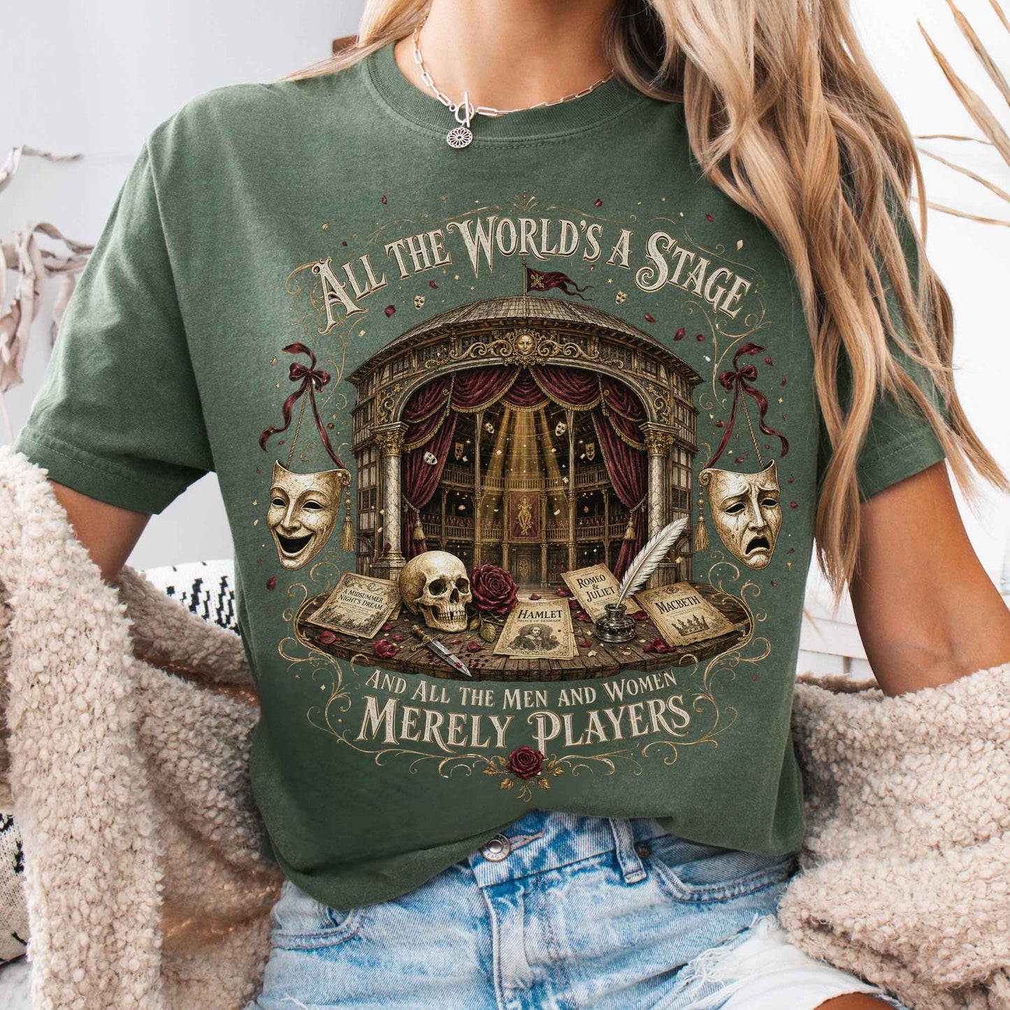 T-Shirt Moss / S Design 337 T-Shirt The Mystic Eden