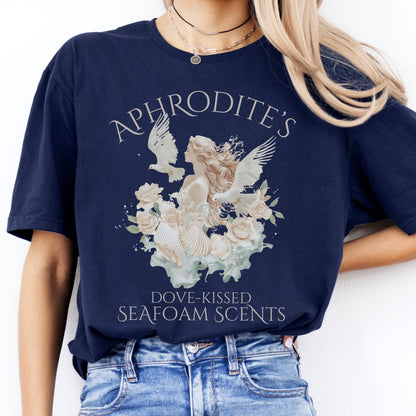 T-Shirts Aphrodite's Dove-Kissed Seafoam Scents  T-Shirt The Mystic Eden
