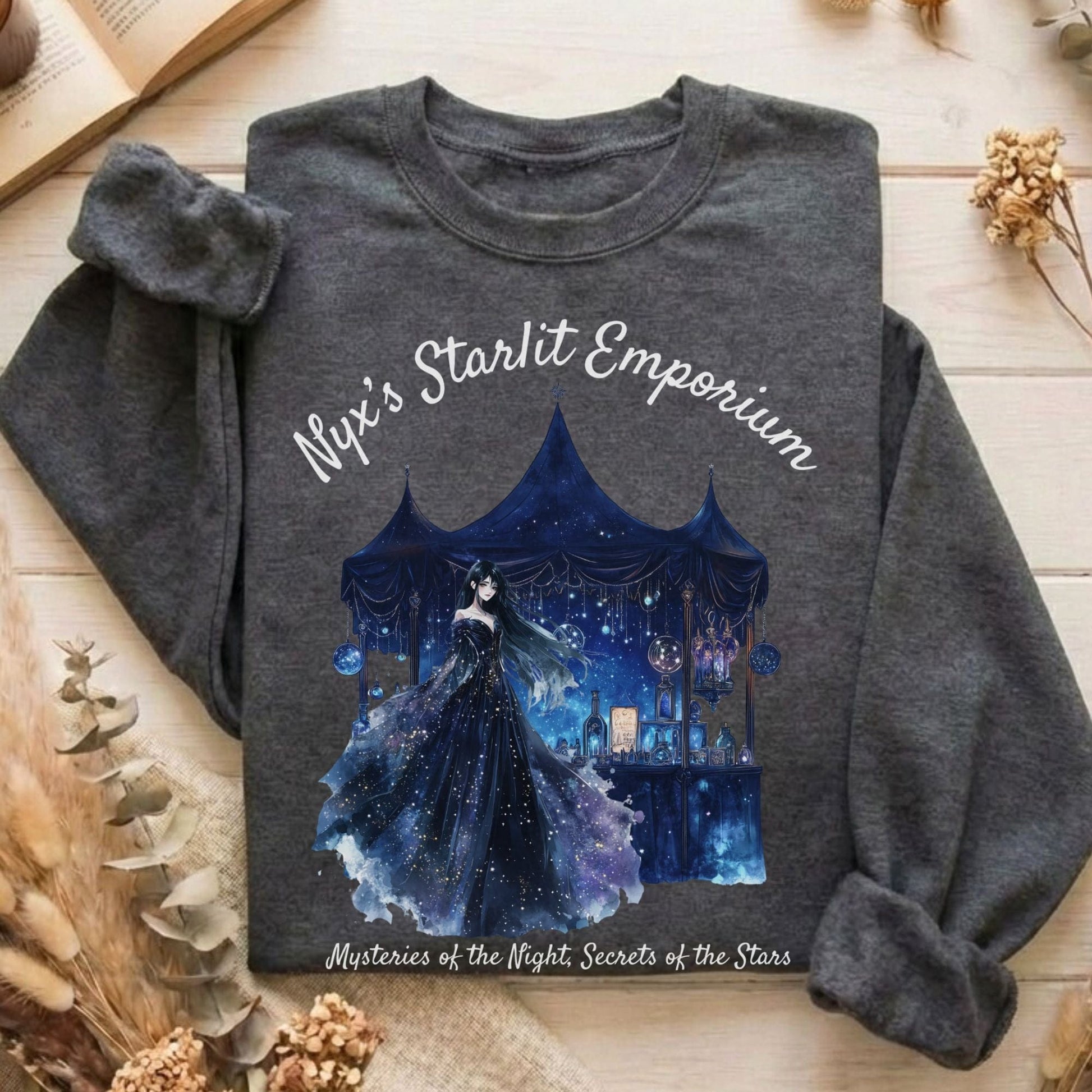 Sweatshirt Dark Heather / S Design 181 Sweatshirt The Mystic Eden