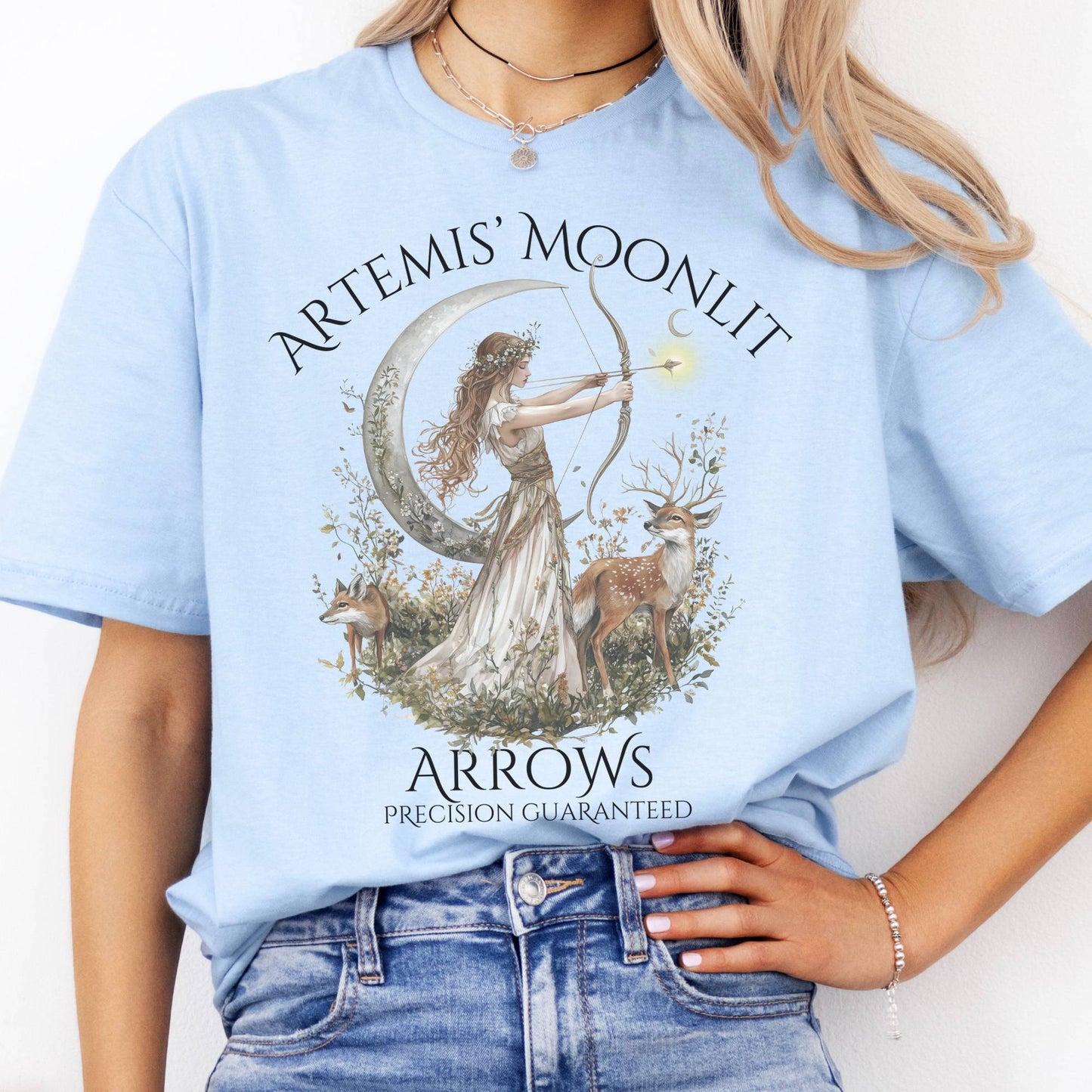T-Shirt Artemis Moonlit Arrows T-Shirt The Mystic Eden