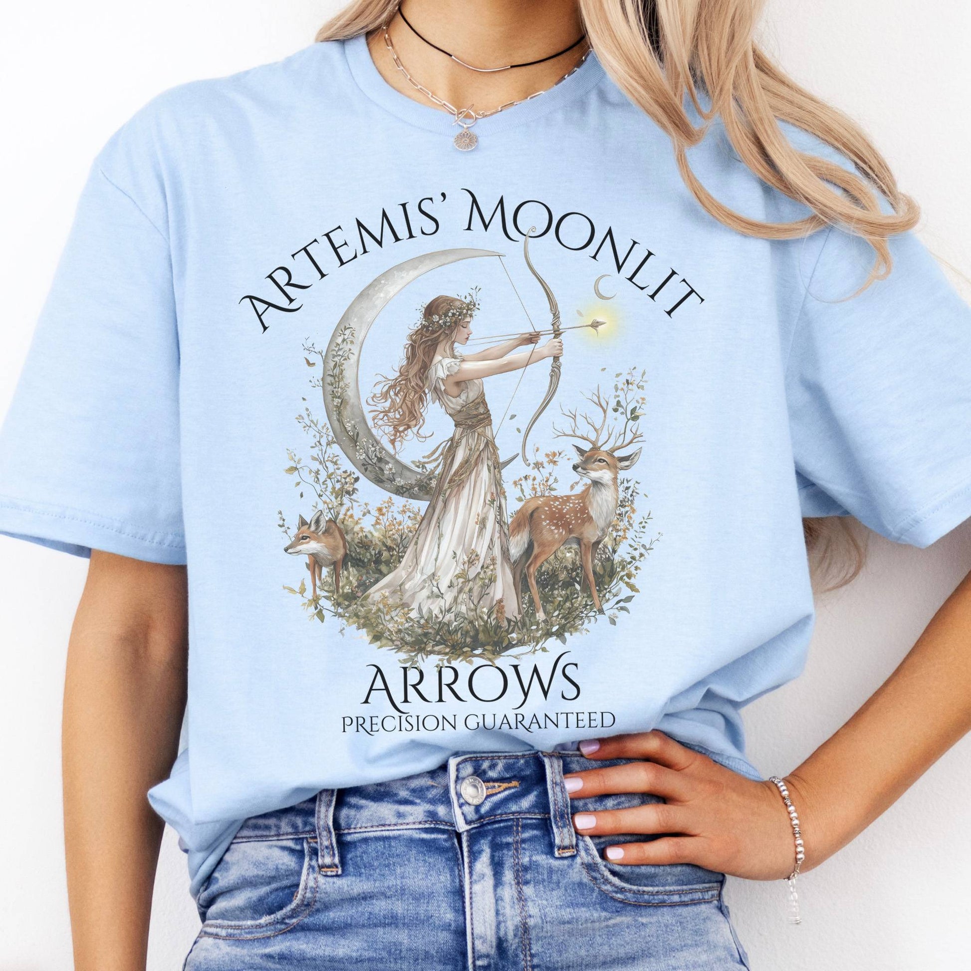 T-Shirt Artemis Moonlit Arrows T-Shirt The Mystic Eden
