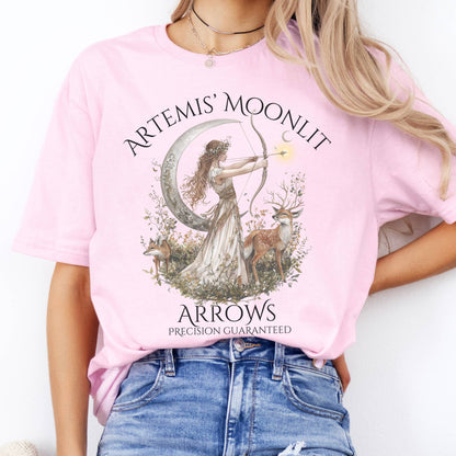 T-Shirt Artemis Moonlit Arrows T-Shirt The Mystic Eden