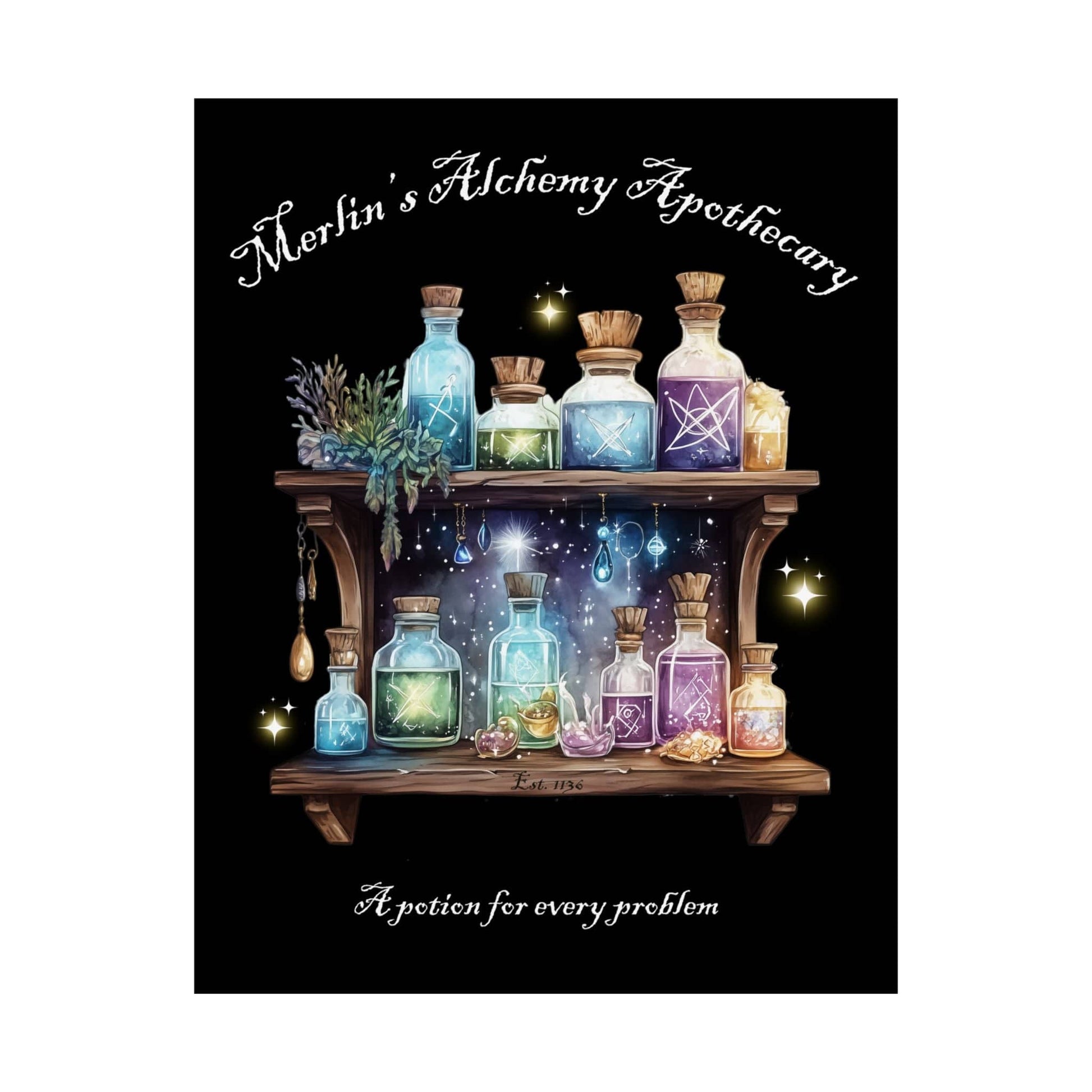 Poster 11″ x 14″ / Matte Design 125B - Art Print The Mystic Eden
