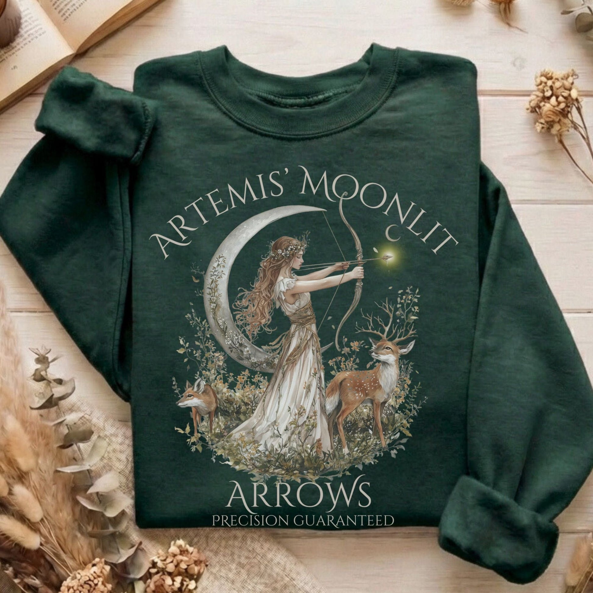 Sweatshirt Forest Green / S Design 98 Sweatshirt The Mystic Eden