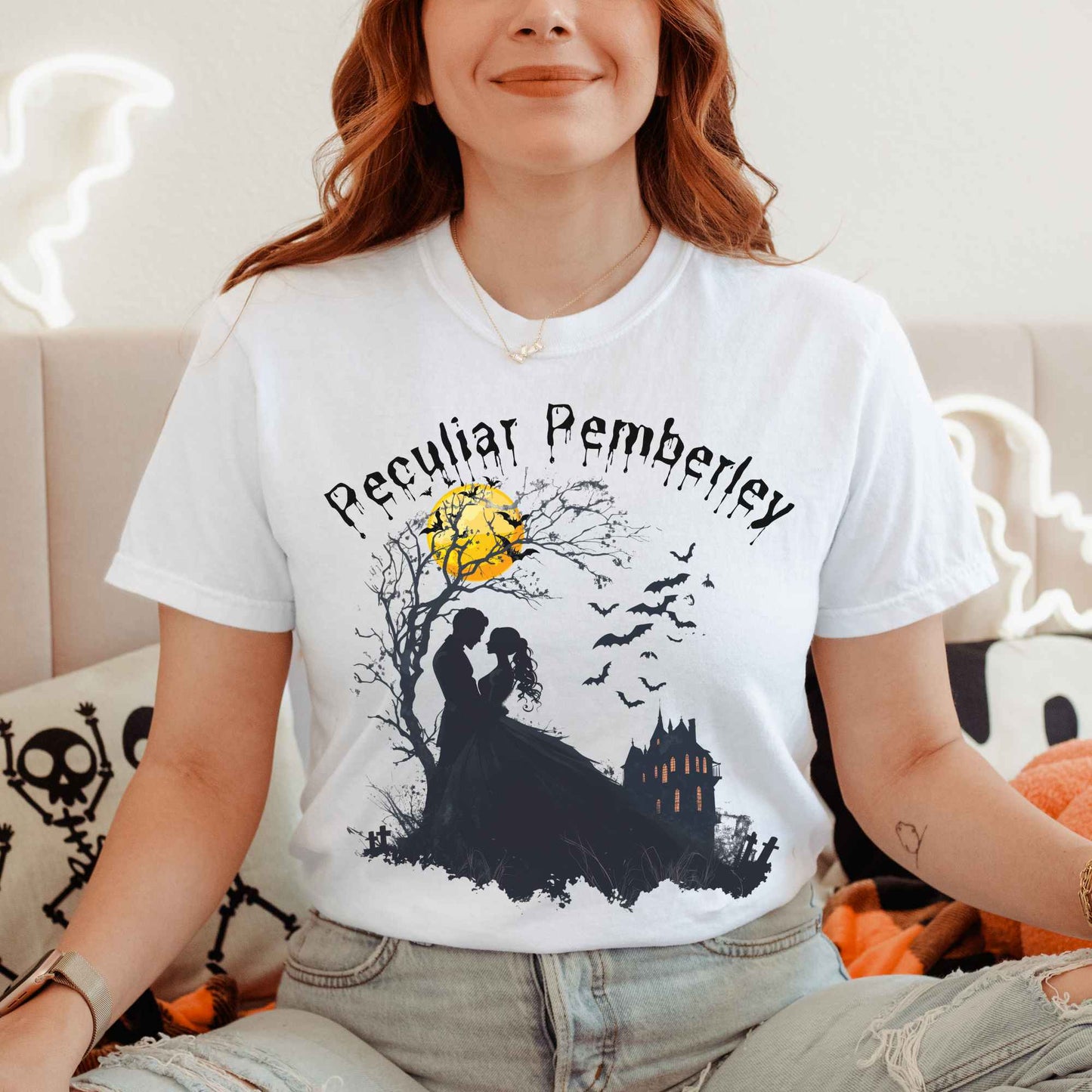 Peculiar Pemberley Pride & Prejudice Halloween Shirt