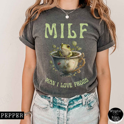 Man I Love Frogs Cottagecore Shirt