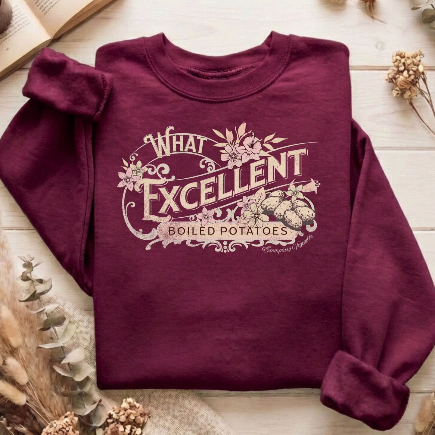 Sweatshirt Maroon / S Design 65 Sweatshirt The Mystic Eden