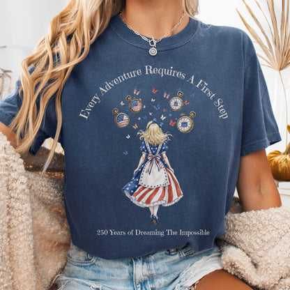 T-Shirt Denim / S 250 Years of Dreaming the Impossible American Alice T-Shirt The Mystic Eden