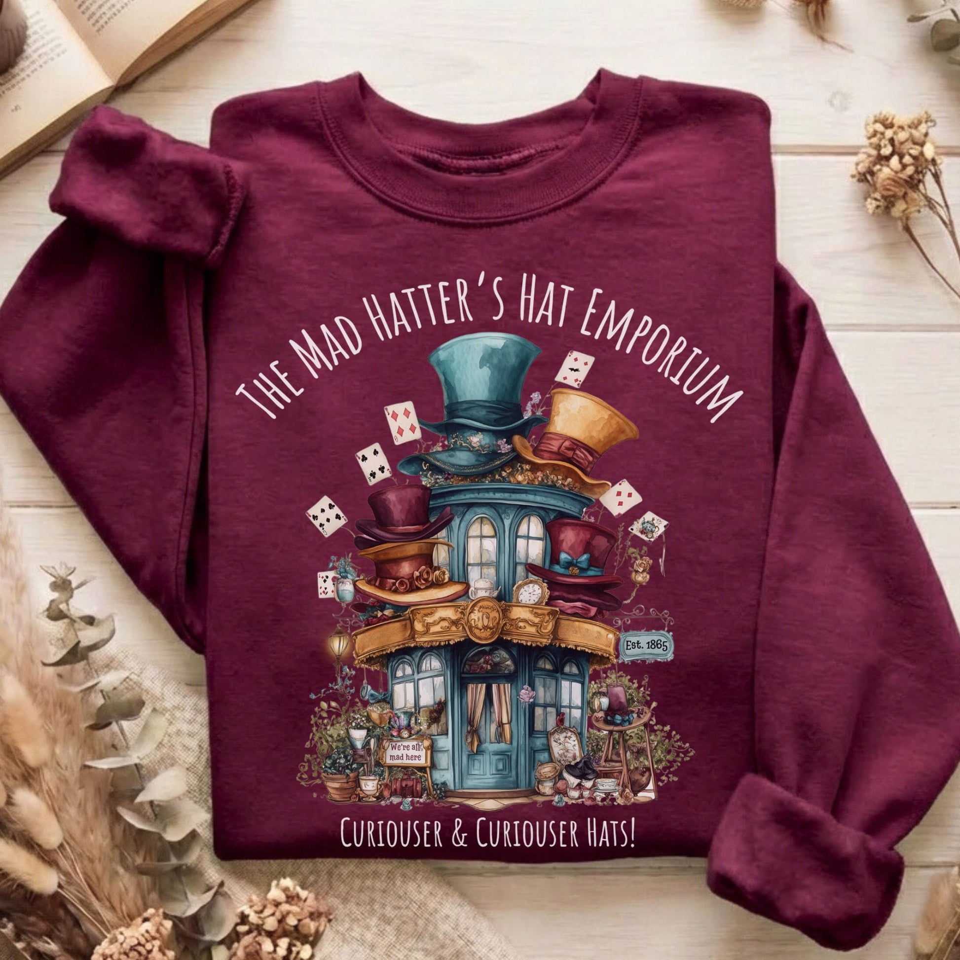 Sweatshirt Maroon / S Design 124 Sweatshirt The Mystic Eden