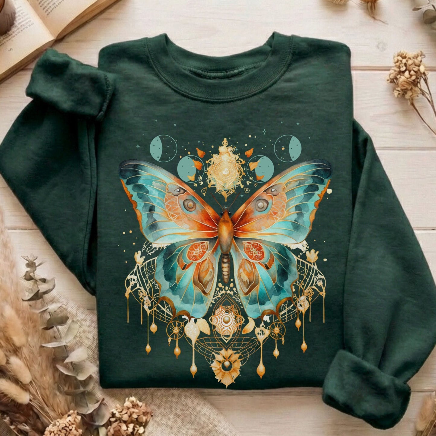 Sweatshirt Forest Green / S Design 46 Sweatshirt The Mystic Eden