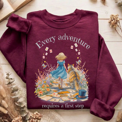 Sweatshirt Maroon / S Design 259 Crewneck Sweatshirt The Mystic Eden