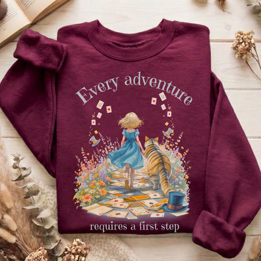 Sweatshirt Maroon / S Design 259 Crewneck Sweatshirt The Mystic Eden
