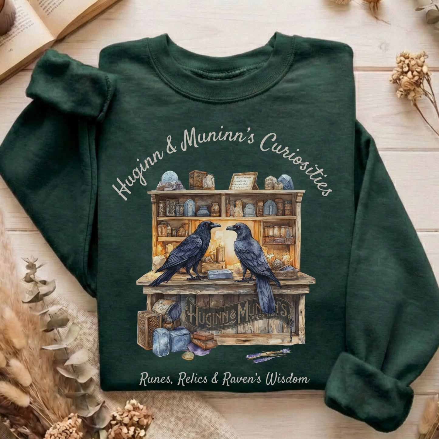 Sweatshirt Forest Green / S Design 163 Sweatshirt The Mystic Eden