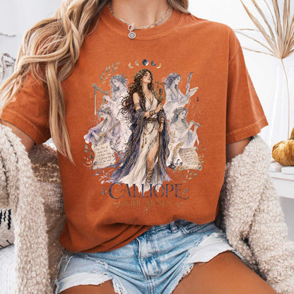 T-Shirt Yam / S Calliope & The Muses Mythology T-Shirt The Mystic Eden