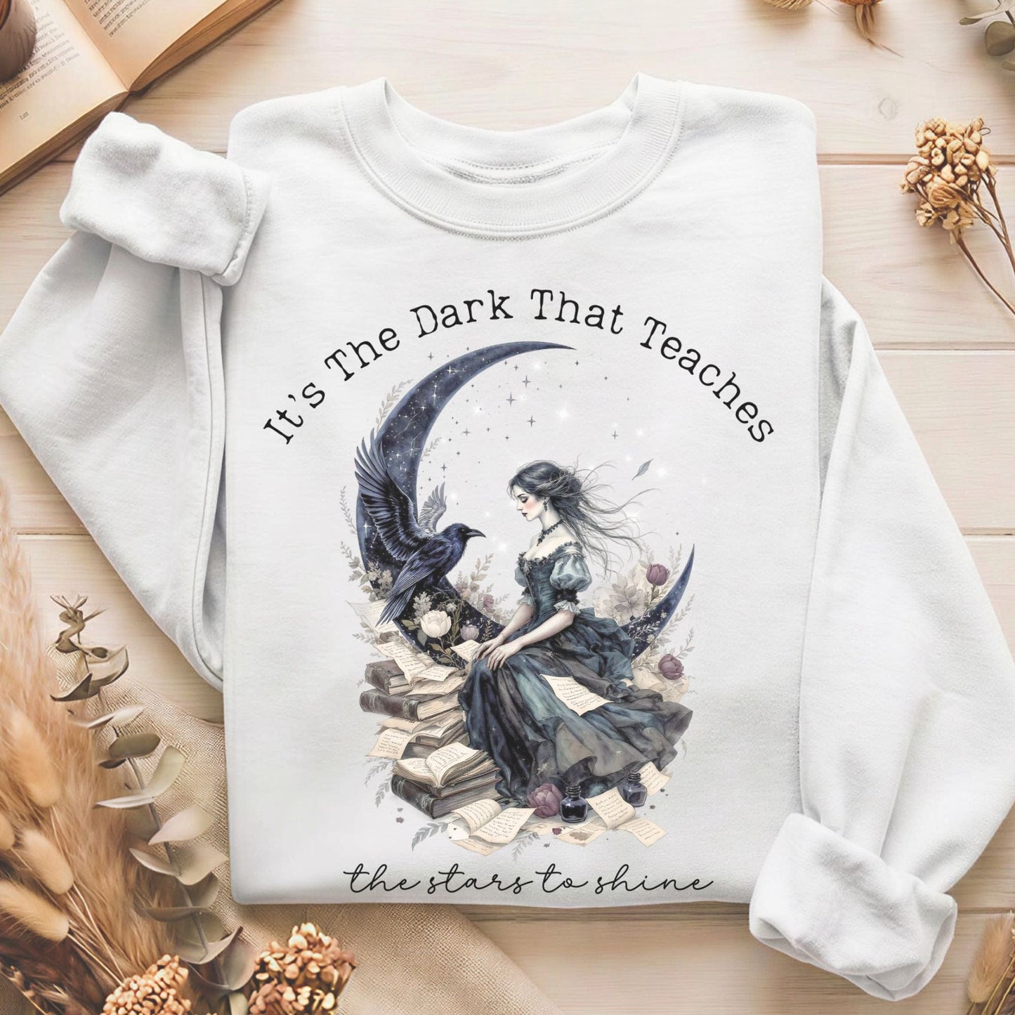 Sweatshirt White / S Design 254 Crewneck Sweatshirt The Mystic Eden