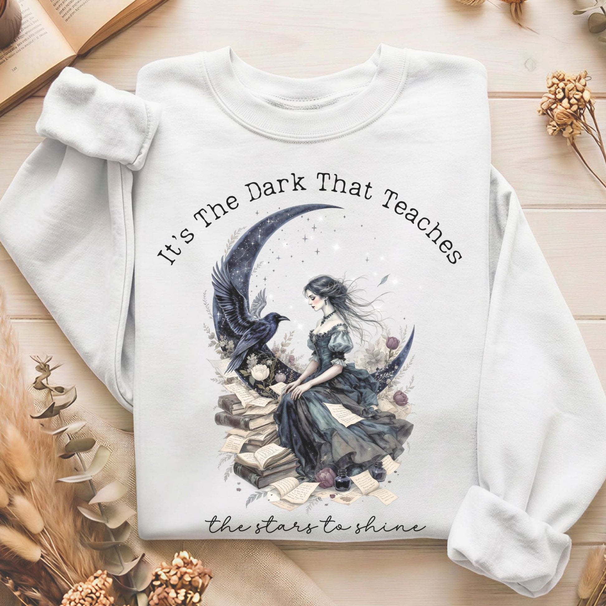 Sweatshirt White / S Design 254 Crewneck Sweatshirt The Mystic Eden