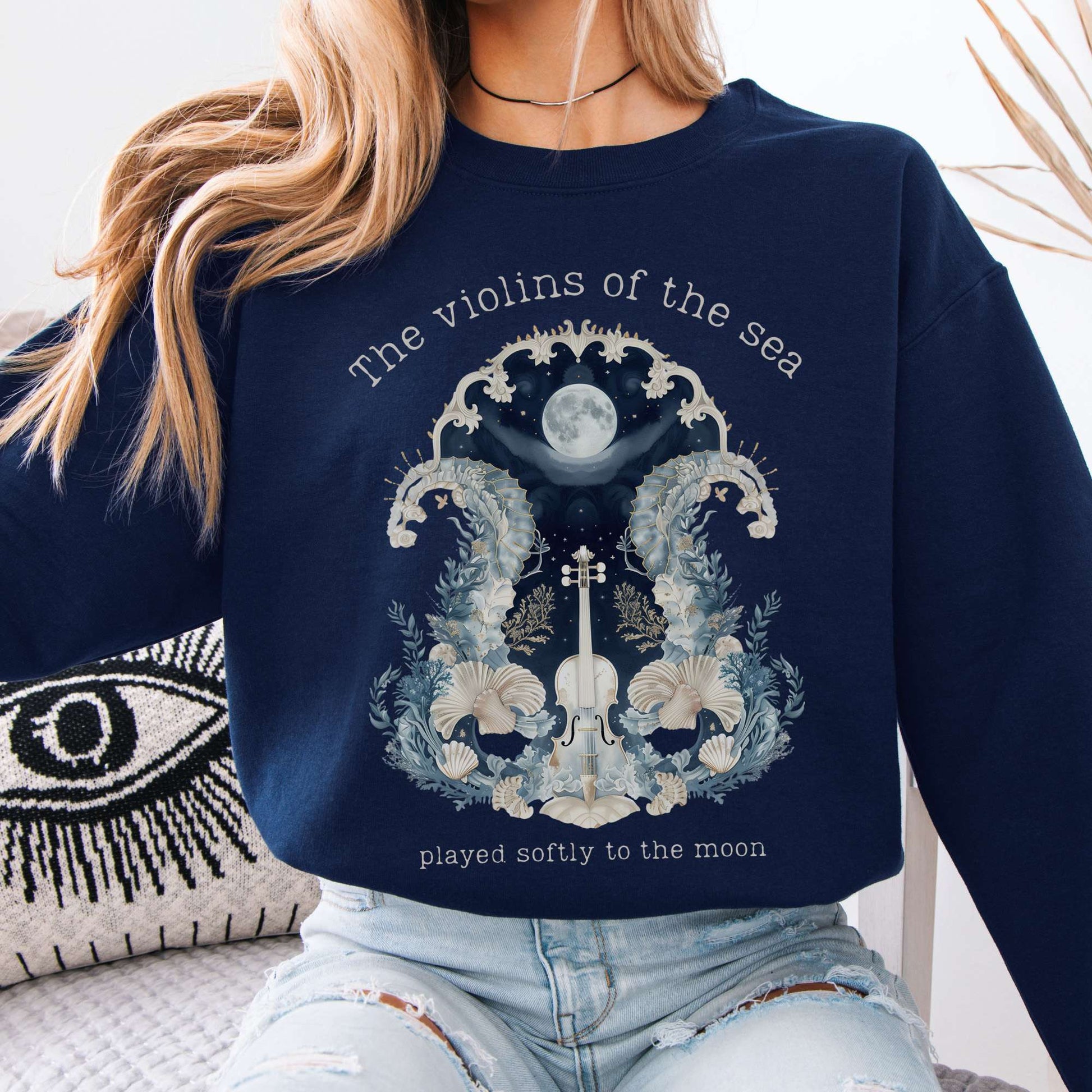 Sweatshirt Design 270 Crewneck Sweatshirt The Mystic Eden