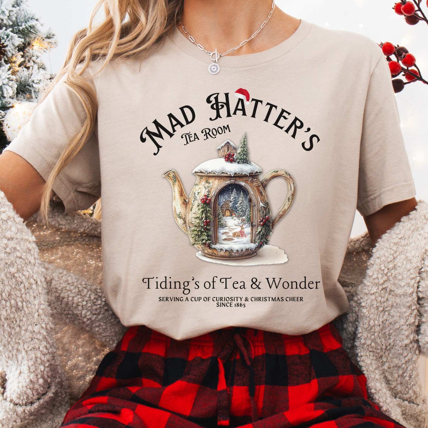 Mad Hatter's Tea Room Christmas Edition Tee