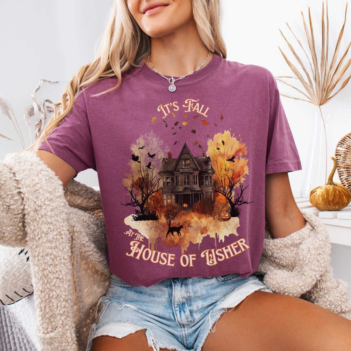 It's Fall at the House of Usher - Edgar Allan Poe Fall Shirt