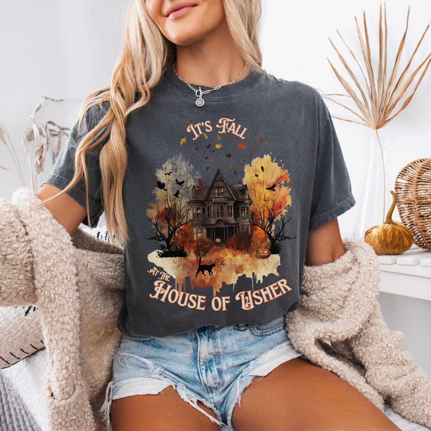 It's Fall at the House of Usher - Edgar Allan Poe Fall Shirt