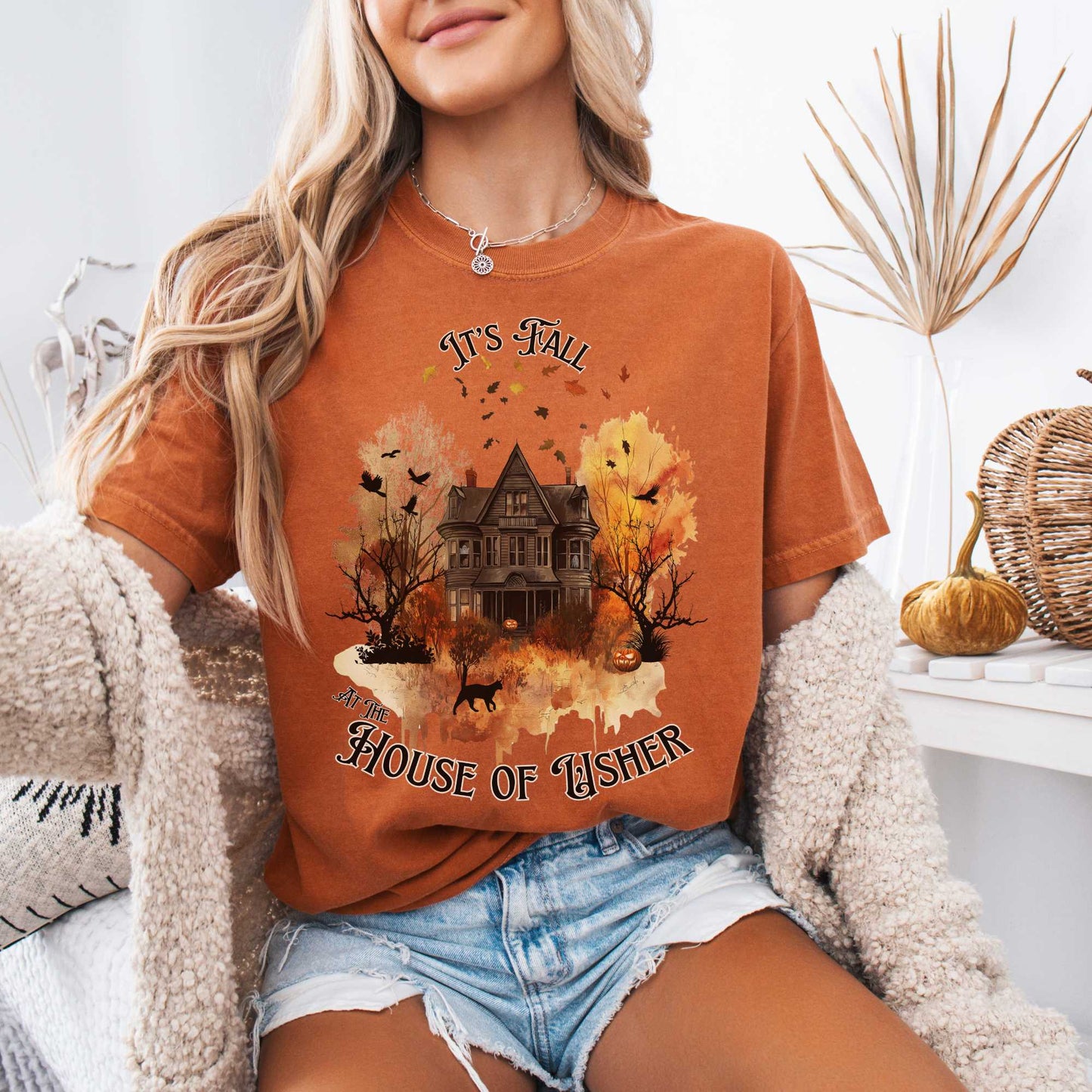 It's Fall at the House of Usher - Edgar Allan Poe Fall Shirt