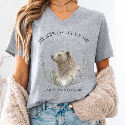 V-neck Athletic Heather / S Design 319 V-Neck The Mystic Eden