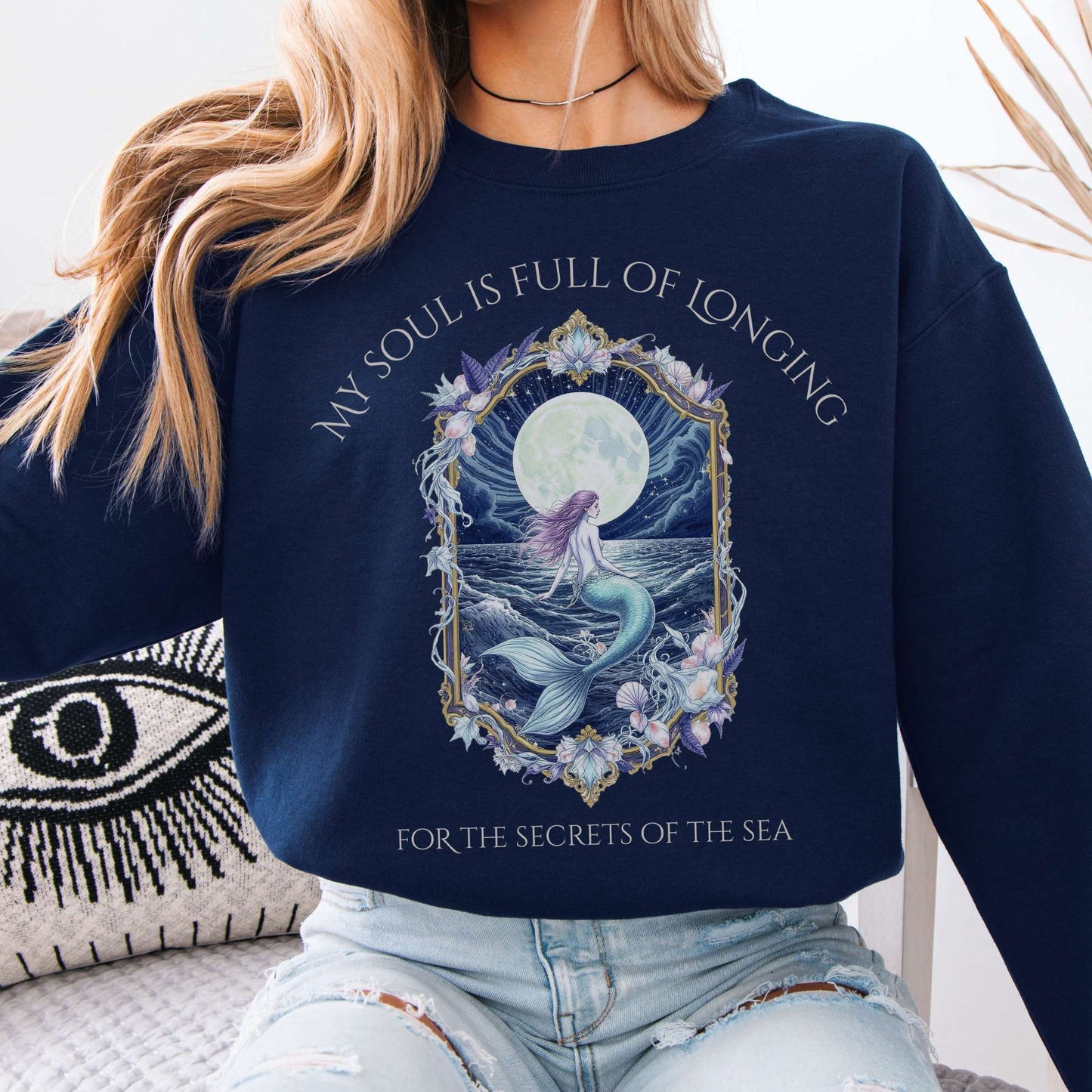 Sweatshirt Design 269 Crewneck Sweatshirt The Mystic Eden