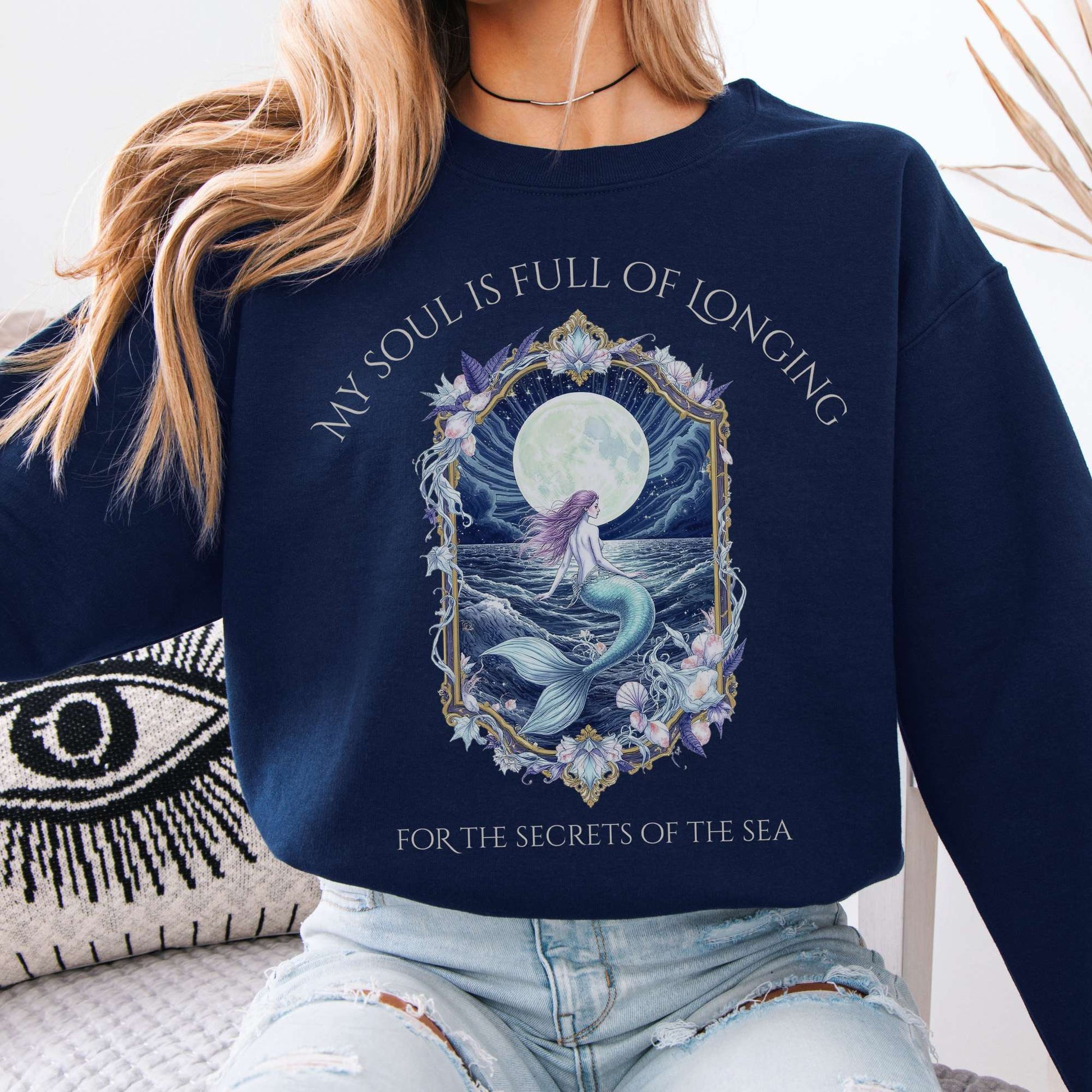 Sweatshirt Design 269 Crewneck Sweatshirt The Mystic Eden