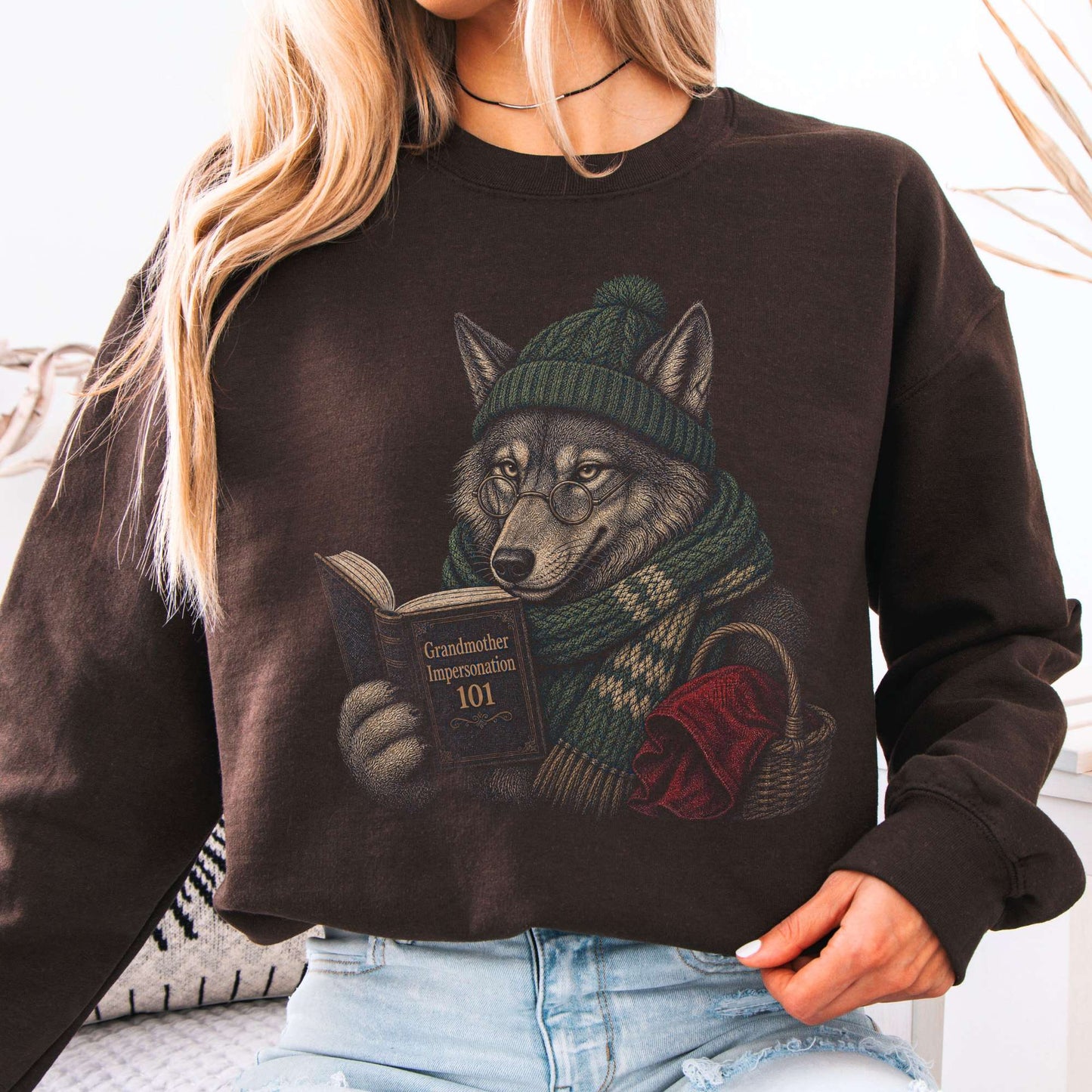 Sweatshirt Dark Chocolate / S Design 306 Crewneck Sweatshirt The Mystic Eden