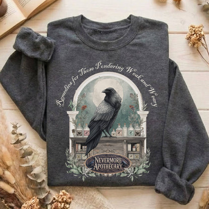 Sweatshirt Dark Heather / S Design 238 Crewneck Sweatshirt The Mystic Eden