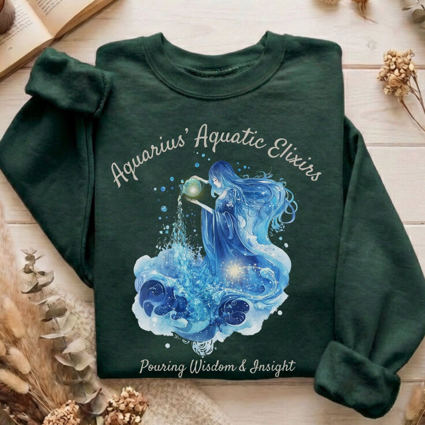 Sweatshirt Forest Green / S Design 148 Sweatshirt The Mystic Eden
