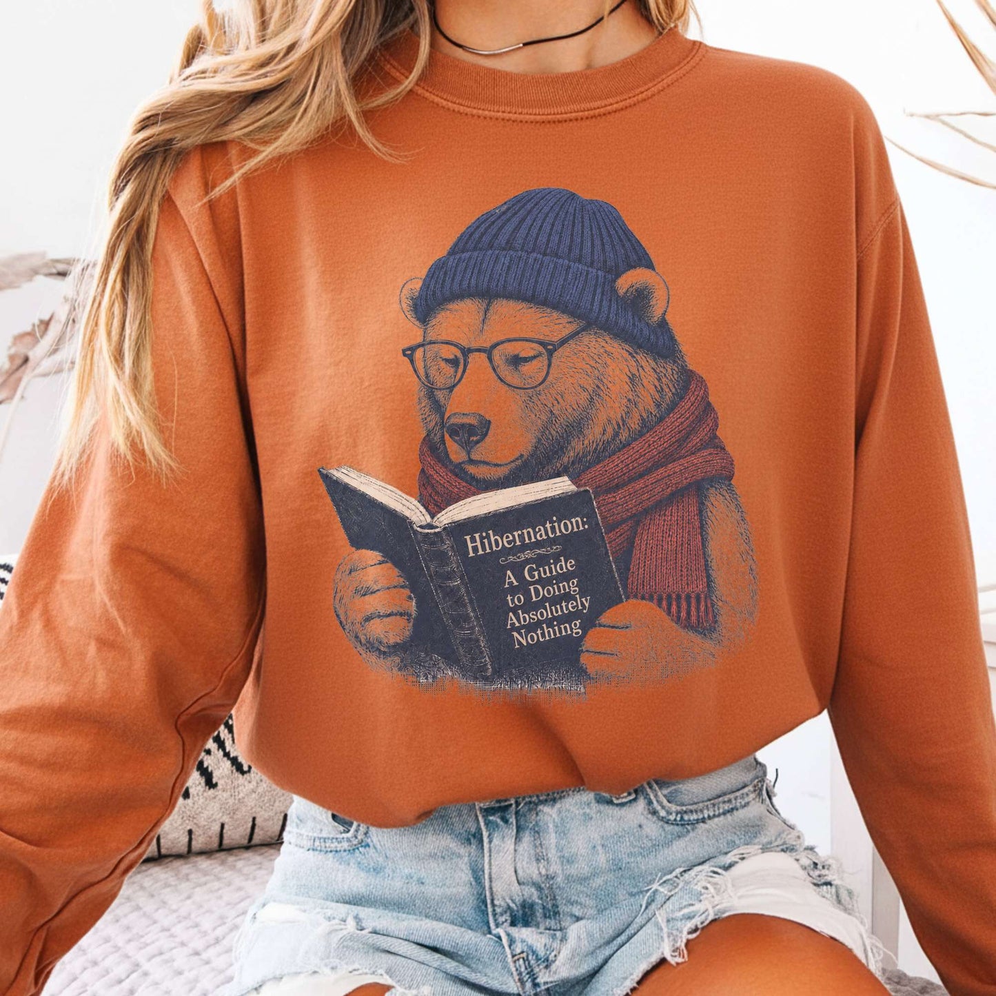 Long-sleeve Yam / S A Guide to Hibernation Bear Long Sleeve The Mystic Eden