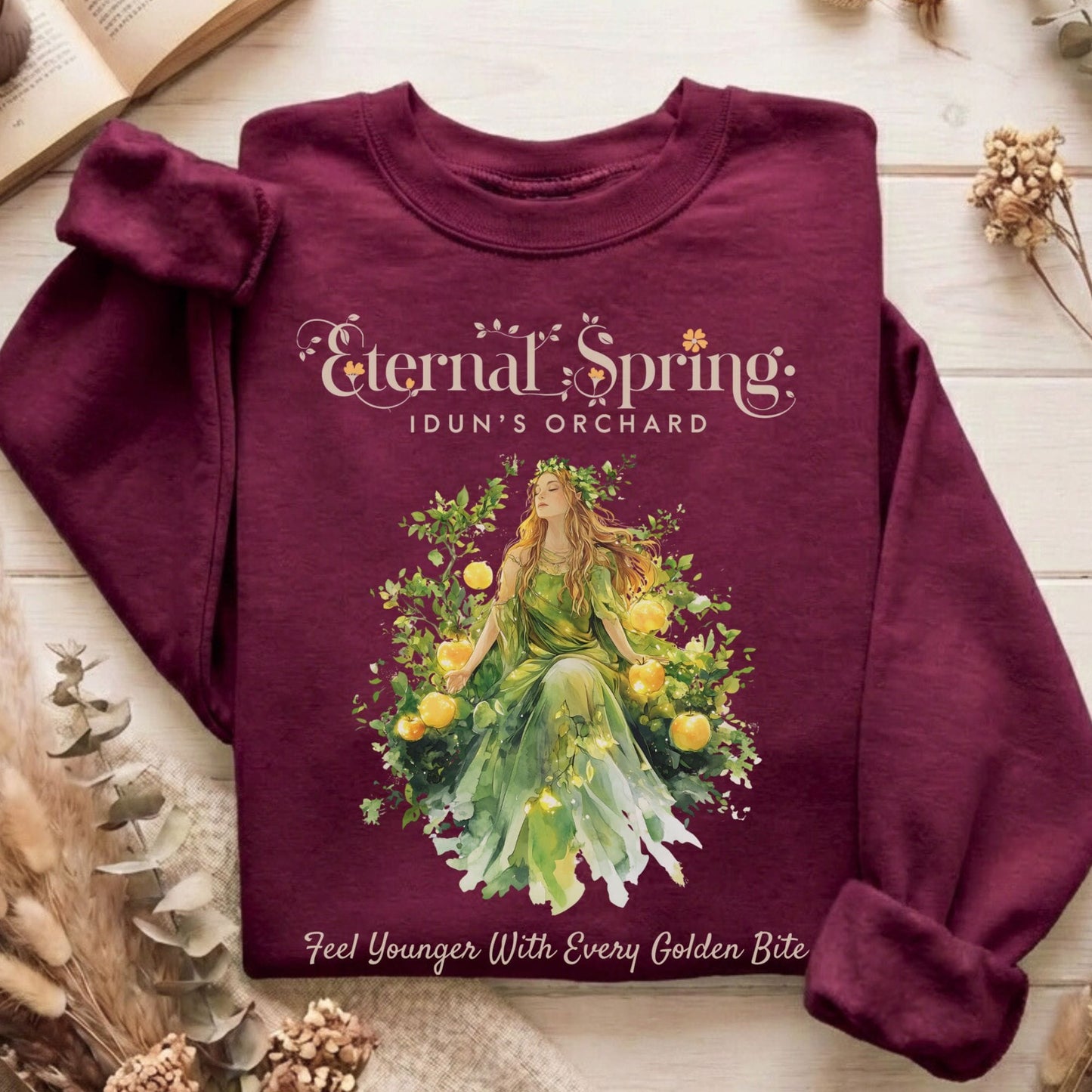 Sweatshirt Maroon / S Design 165 Sweatshirt The Mystic Eden